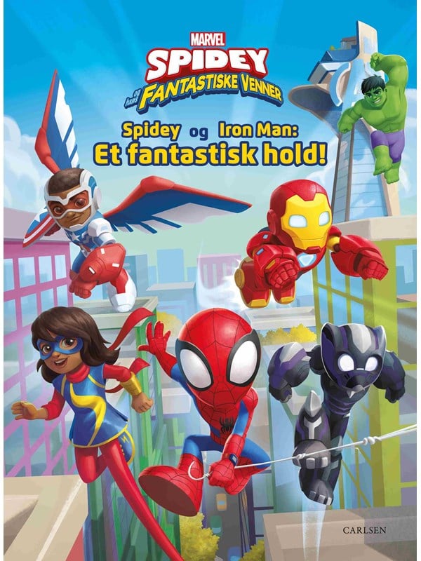 Spidey og Iron Man: Et fantastisk hold - Børnebog - Hardcover