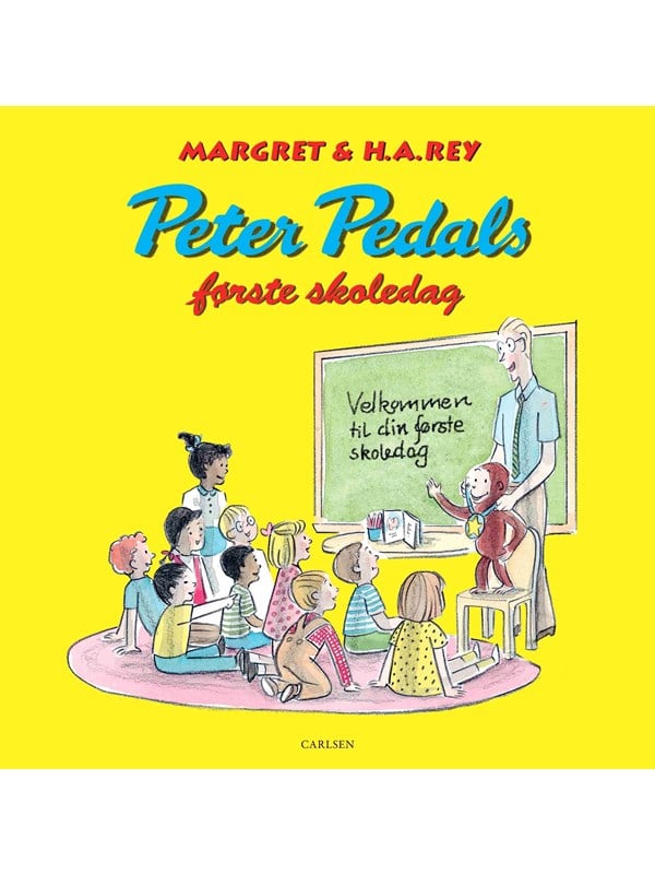Peter Pedals første skoledag - Børnebog - Hardcover