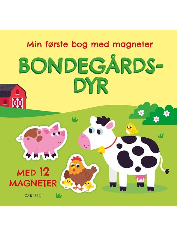 Min første bog med magneter: bondegårdsdyr - Børnebog - Papbog