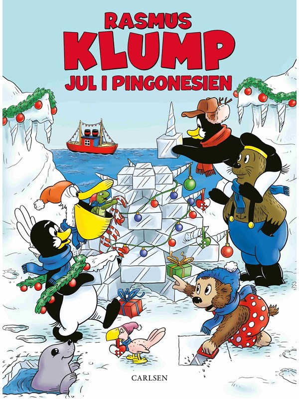 Rasmus Klump - Jul i Pingonesien - Børnebog - Hardcover
