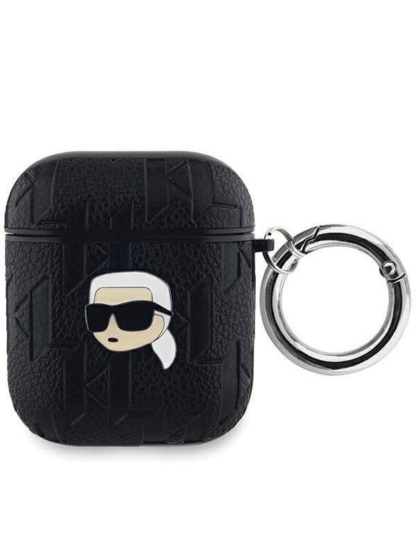 Karl Lagerfeld Monogram Karl Head case for AirPods 1 / 2 - black