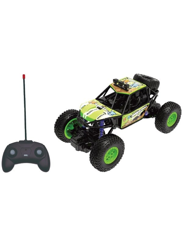 RC Beast Rock Climbing Truck Green 1:24 27 MHz Pla