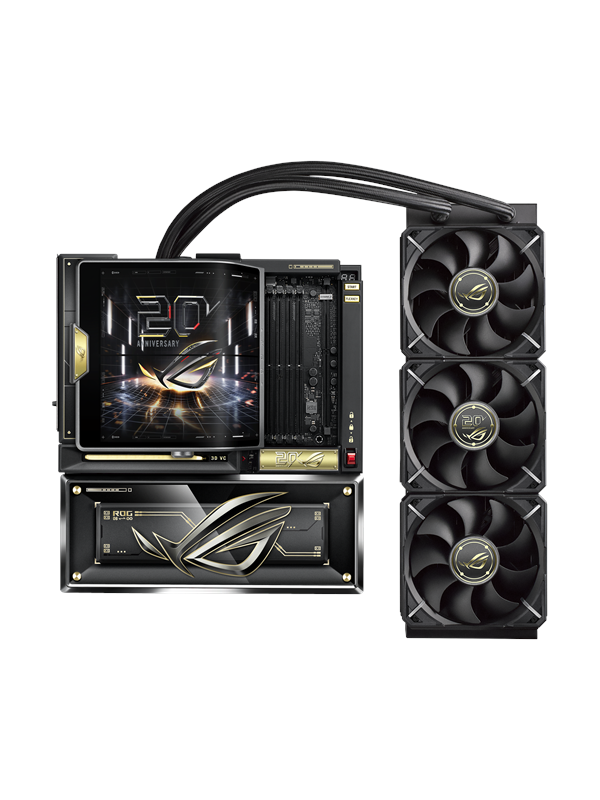 ASUS ROG CROSSHAIR X870E EDITION 20 + ROG RYUJIN 360 EDITION 20 Bundkort - AMD X870E - AMD AM5 - DDR5 RAM - Extended ATX