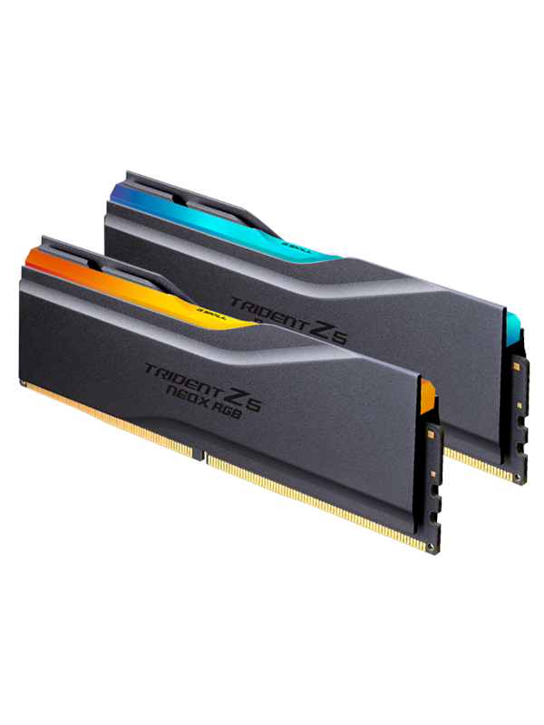 G.Skill Trident Z5 NeoX RGB DDR5-6000 - 32GB - CL36 - Dual Channel (2 pcs) - AMD EXPO ULL - Sort med RGB