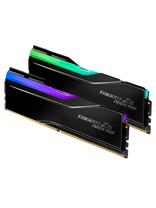 G.Skill Trident Z5 NeoX RGB DDR5-6000 - 32GB - CL36 - Dual Channel (2 pcs) - AMD EXPO ULL - Sort med RGB