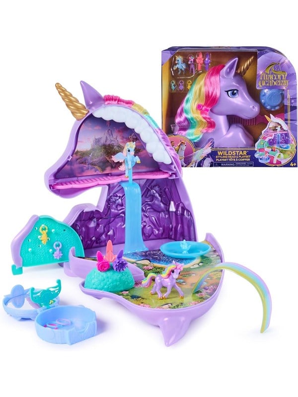 Unicorn Academy 2in1 Styling Head & Playset