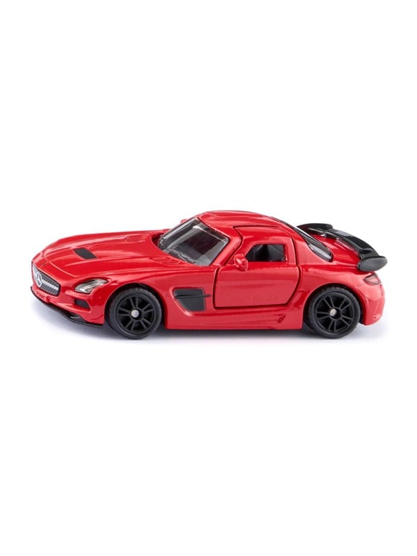 SIKU Mercedes-Benz SLS AMG Black Series sports car - playtime fun with iconic gullwing doors