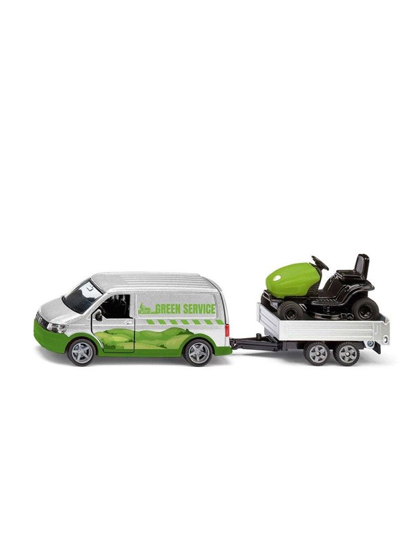 Siku 1:50 VW T6 med græsslåmaskine