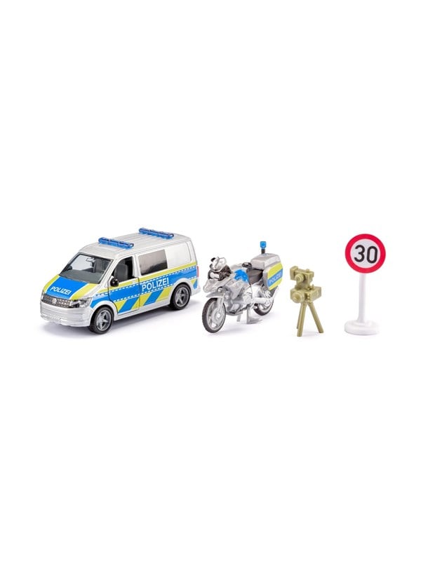 SIKU VW T6 with motorbike police