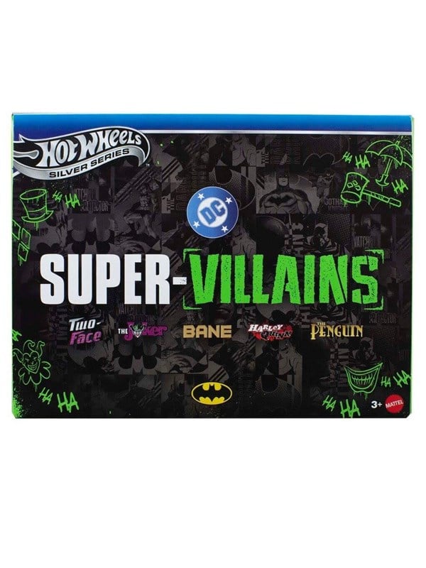 Hot Wheels Biler - 5-pak - Silver Batman - 1:64