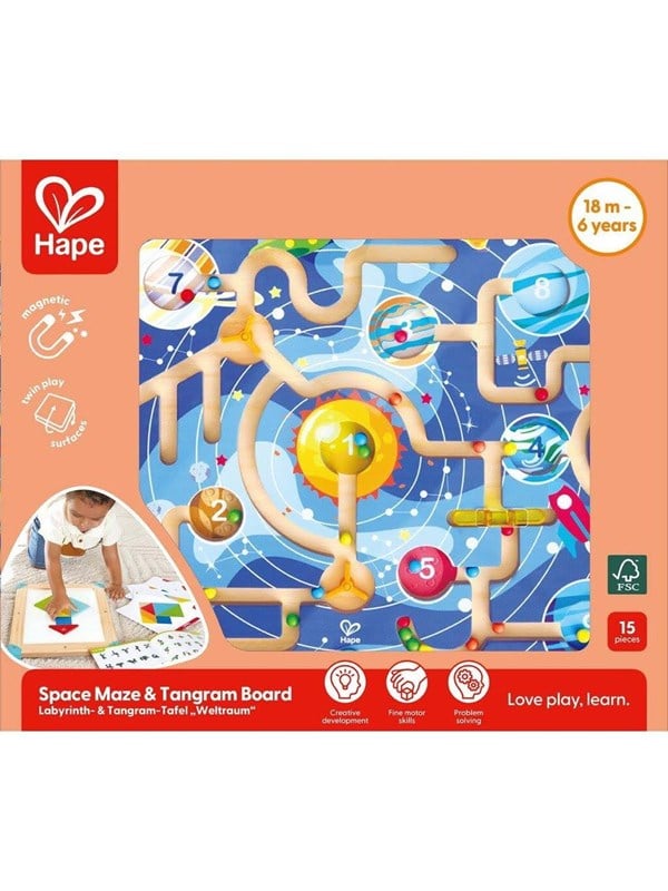 Hape Space Maze & Tangram Board