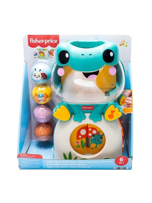 Fisher-price - Light-up & Roll Frog - Søg Og Find Aktivitetsdyr