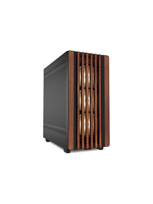 Sharkoon Rebel C70M - Kabinet - Tower - Brun