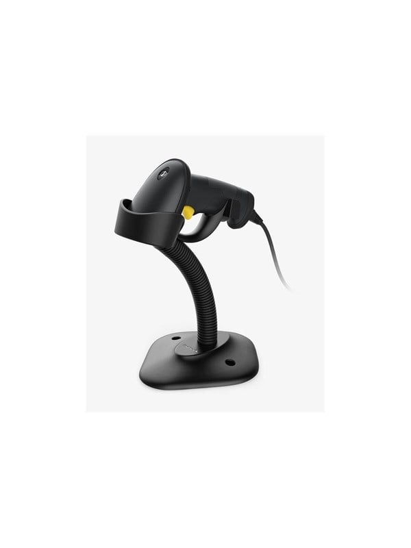 Inateck BCST-33 1D stregkodescanner med stativ - sort/gul