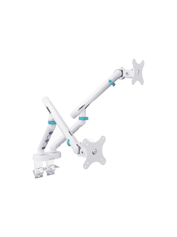 DIGITUS mounting kit - for 2 curved / flat panels - 2 x 10 kg - white - Maks 20 kg - Maks størrelse 35 "
