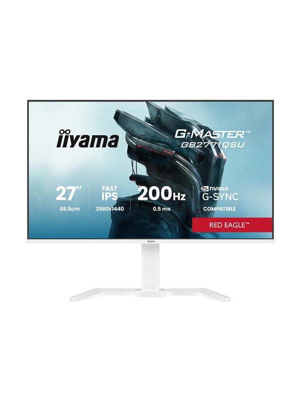 iiyama G-MASTER Red Eagle GB2771QSU-W1 27" Fast IPS 2560 x 1440 (2K) HDMI DisplayPort 200Hz