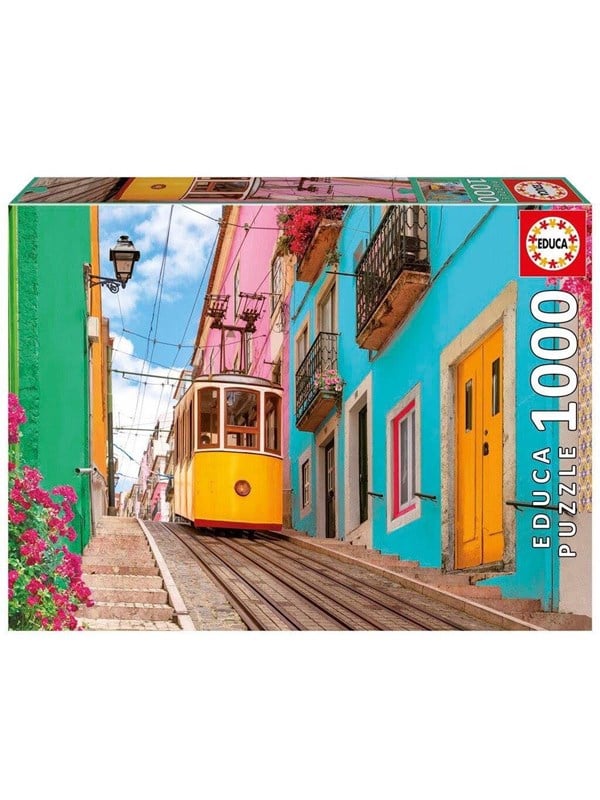Educa - Colorful Lisbon Puzzle - 1000 Brikker - Puslespil