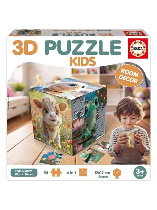 Educa 3D Puzzle Kids Baby Animals 3D Puslespil