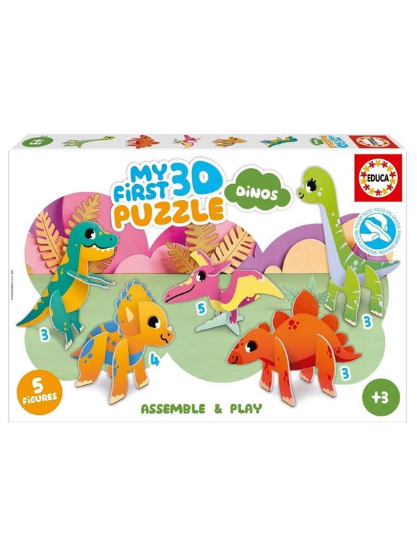 Educa 3D Puzzle Kids Baby Dinos 3D Puslespil