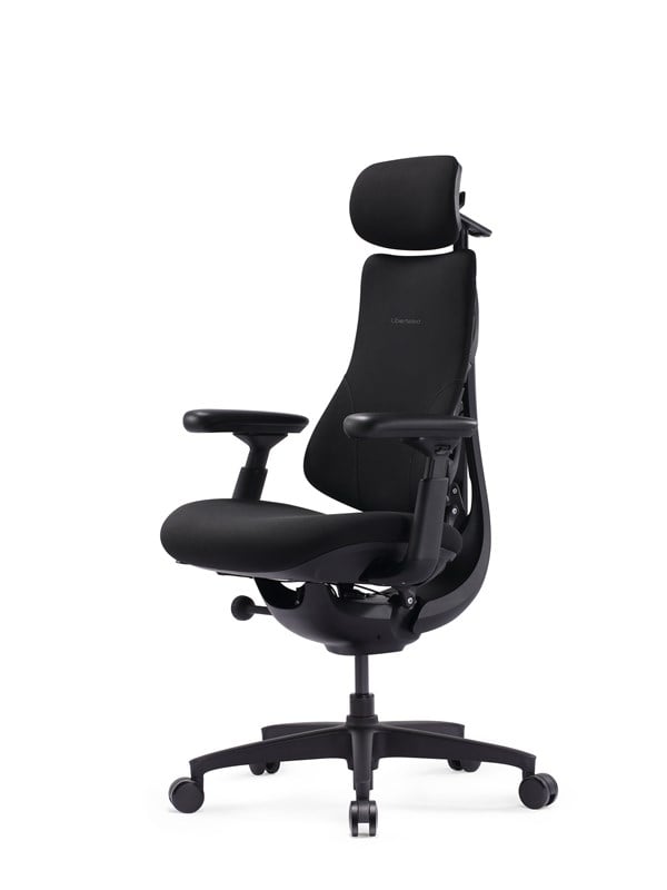 LiberNovo Omni SE Dynamic Ergonomic Chair - 48cm Gamer Stol - Sort - Stof