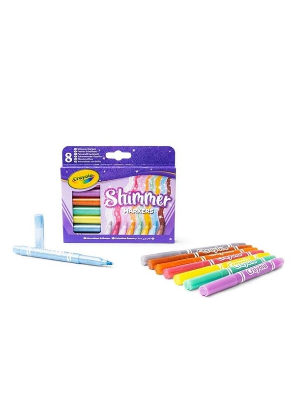 Crayola Tusser - 8 stk. - Shimmer