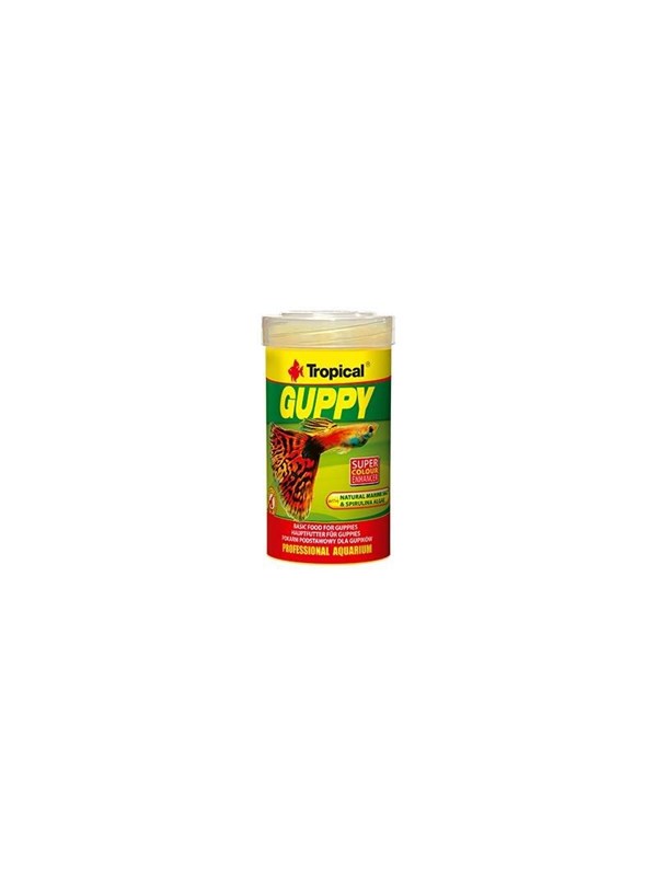 Tropisk guppyfoder til guppier 100 ml