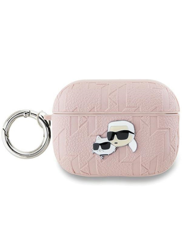 Karl Lagerfeld Monogram Karl & Choupette Head case for AirPods Pro 2 - pink