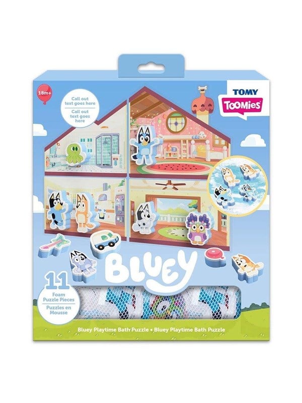 Toomies Bluey's House Bath Stickers