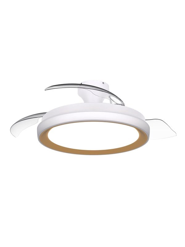 Philips Bliss DC Fan ceiling 28W+35W TW Gold billede