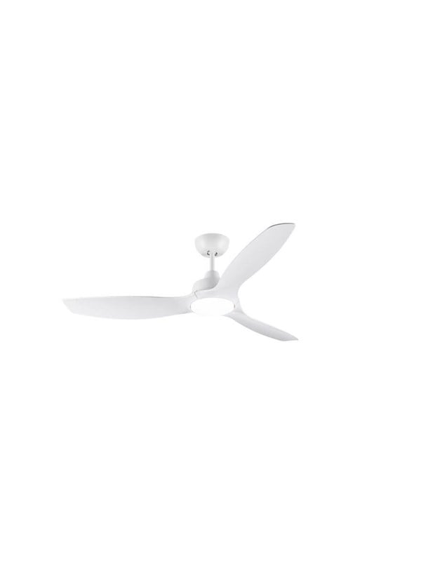 Loftventilatorlampe Ø132 cm, dæmpbar, justerbar hvid