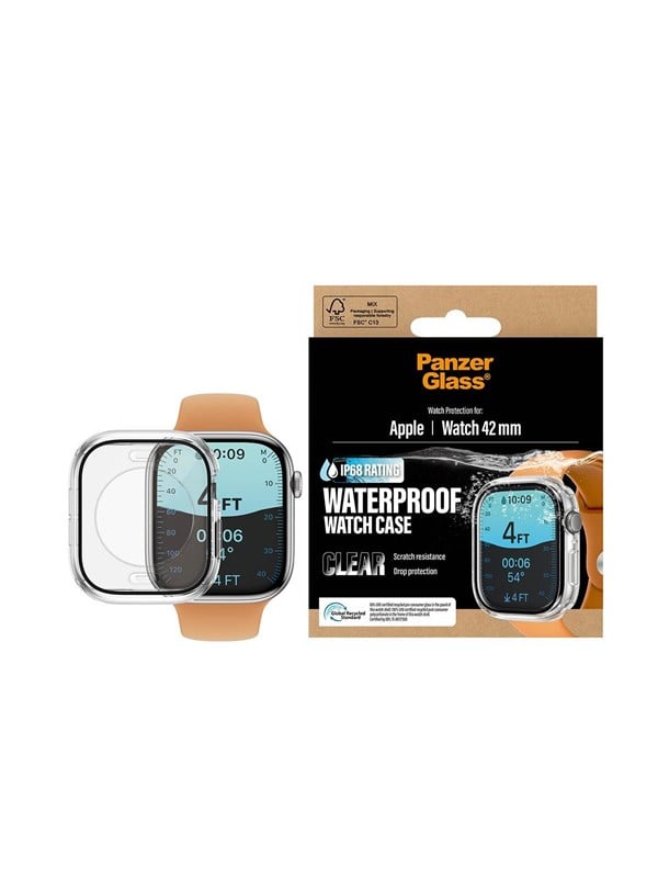 PanzerGlass Waterproof Full Body Case Transparent Apple Watch Series 11 | 10 | 42mm - DKK 199 hos Proshop.dk