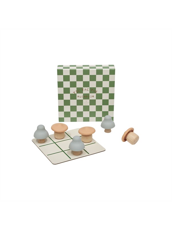 OYOY Spil - Mushroom TicTacToe - Træ/Multi