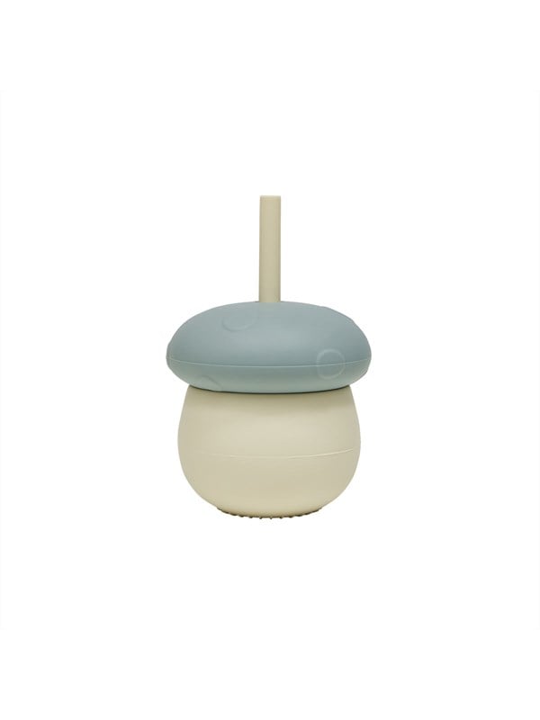 OYOY Kop - Mushroom - Off White/Blue