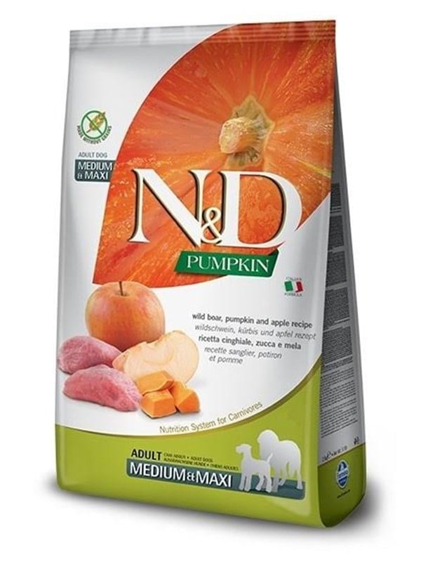 Farmina N&D Pumpkin sucha karma dla psów doroslych srednich i duzych ras z dziczyzna 12kg