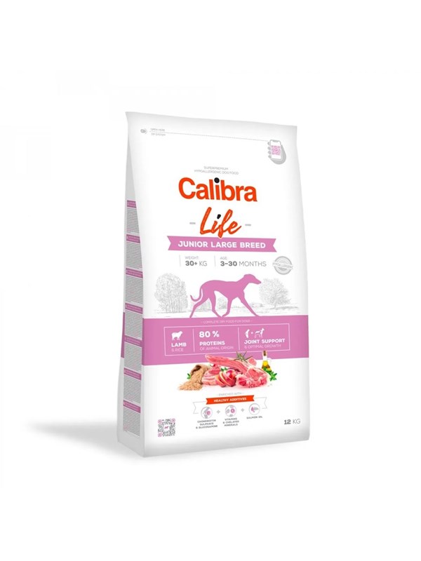 Calibra Life Junior Large breed Lamb - dry dog food - 12kg billede