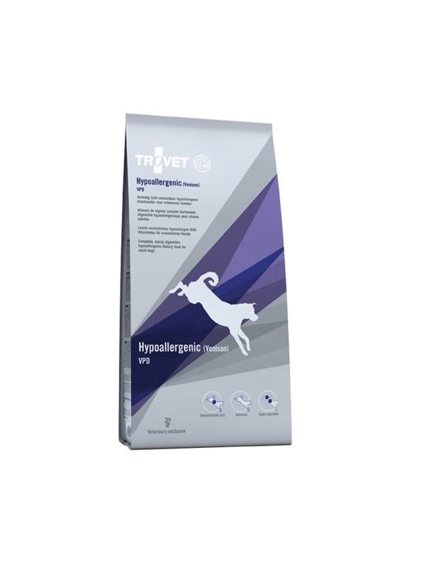 TROVET Hypoallergenic VPD with venison - dry dog food - 10kg billede