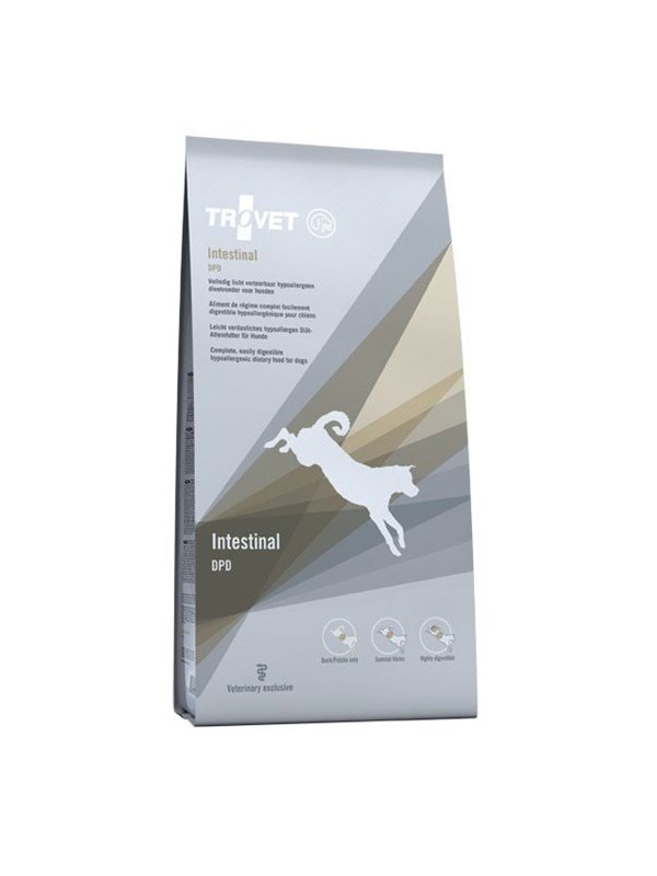 TROVET Hypoallergenic Intestinal DPD with duck - dry dog food - 10 kg billede