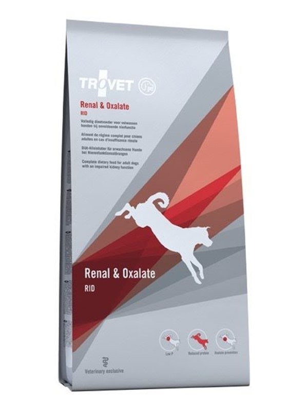 TROVET Renal & Oxalate RID - dry dog food - 12.5kg billede