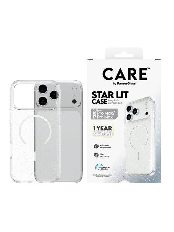 CARE by PanzerGlass Beskyttelsescover Polycarbonat (PC) Termoplastisk polyuretan (TPU) Apple iPhone 17 Pro Max, 18 Pro Max