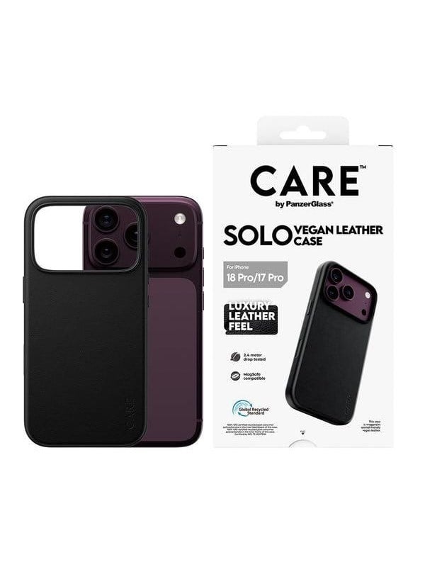 CARE by PanzerGlass Solo Case Black w. MagSafe Apple iPhone 18 Pro | 17 Pro