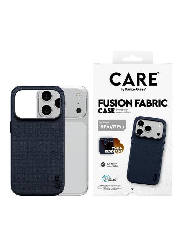 CARE by PanzerGlass Fusion Fabric Beskyttelsescover Tekstil Apple iPhone 17 Pro, 18 Pro