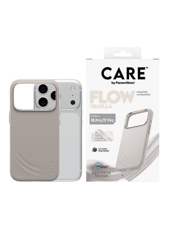 CARE by PanzerGlass Flow Beskyttelsescover Silicone Polykarbonat Apple iPhone 17 Pro, 18 Pro