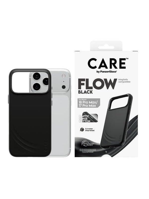 CARE by PanzerGlass Flow Case Black w. MagSafe Apple iPhone 18 Pro Max | 17 Pro Max - Køb til DKK 199 - Spar 33%