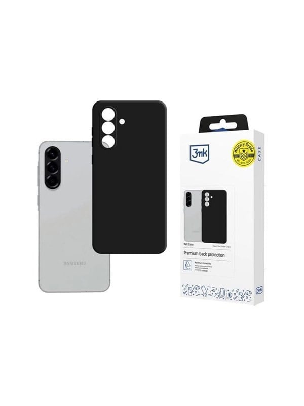 3mk Matt Case Beskyttelsescover Sort Samsung Galaxy A36, A56