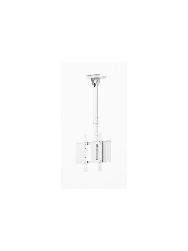 HI-ND mounting component - for flat panel - white - Maks 25 kg - Maks størrelse 65"