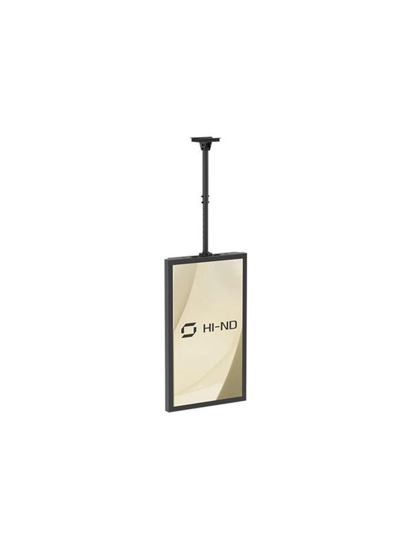 HI-ND mounting kit - portrait - for digital signage LCD panel - black - Maks - Maks størrelse 55"