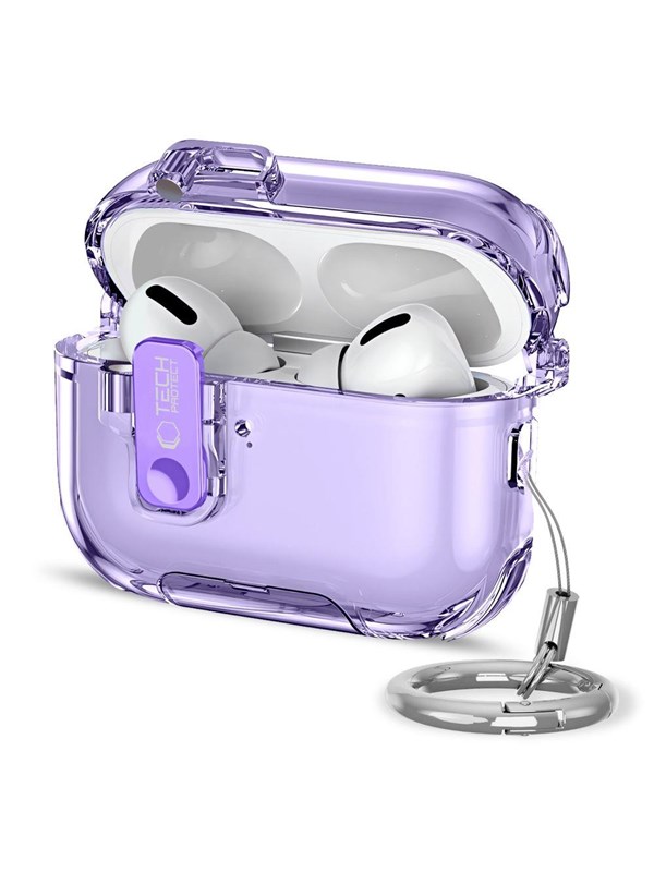 Tech-Protect Bounce Pro Case for AirPods Pro 3 - Purple billede
