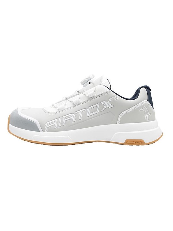 AIRTOX sikkerhedssko, Clean white, PRO smart lacing, Styrosoft sål 3.2 - Str. 46