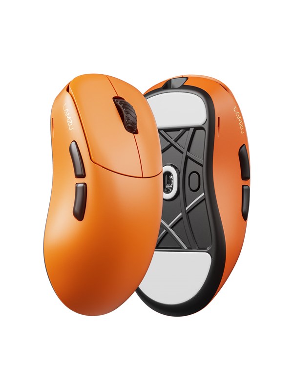 Lamzu Thorn V2 (Orange/Black) - Gaming Mus - Optisk - 5 knapper - Orange
