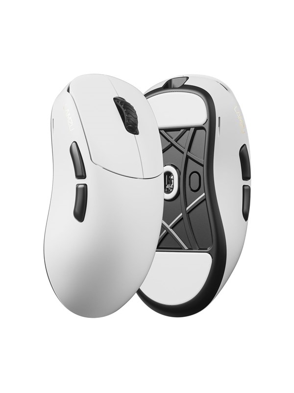 Lamzu Thorn V2 (White/Black) - Gaming Mus - Optisk - 5 knapper - Hvid